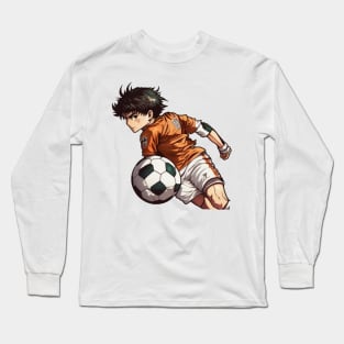 Anime Soccer Player Long Sleeve T-Shirt